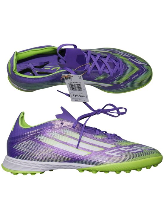 Adidas F50 Elite FT Men\'s Size 12.5 Purple Rush Soccer Turf Cleats Futbol New main image 8